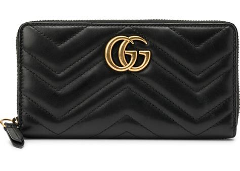 gucci calfskin matelasse pearl gg marmont zip around wallet nude|GG Marmont zip around wallet .